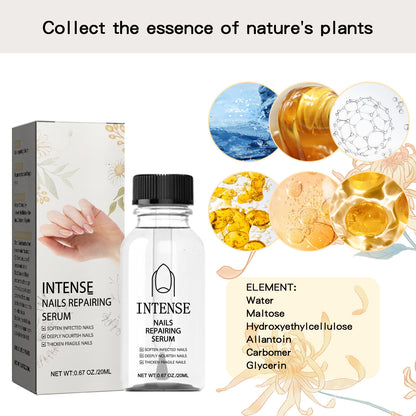 Hand And Foot Gray Nail Soft Yellow Thickening Bright Cleaning Repair