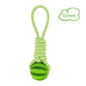Dog Toys Balls Interactive Treat Rope Rubber Leaking Balls For Small Medium Dogs Chewing Bite Resistant Pet Tooth Cleaning