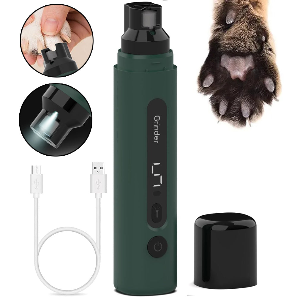 Dog & Cat Nail Grinder Electric Pet Nail Trimmers Rechargeable