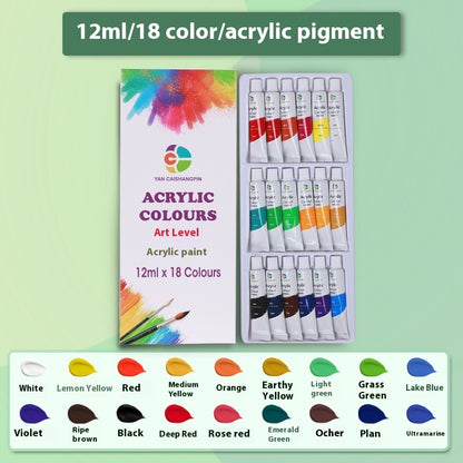 Propylene Paint Set 12ml Waterproof Beginner Children's Painting 12182436 Color Oil Painting