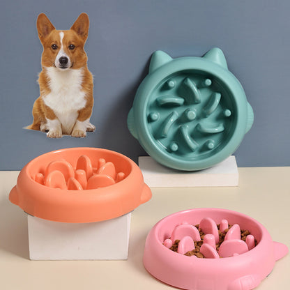 Pet Slow Feeder Bowls Anti Choking