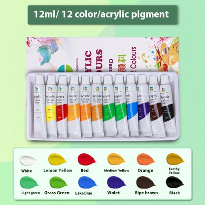 Propylene Paint Set 12ml Waterproof Beginner Children's Painting 12182436 Color Oil Painting