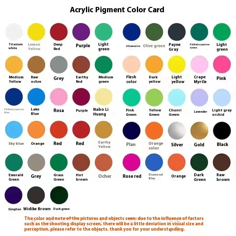 Propylene Paint Set 12ml Waterproof Beginner Children's Painting 12182436 Color Oil Painting