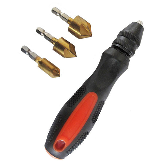 Reaming Drill Chuck Multi-purpose Tool Punching Manual Chamfering Knife