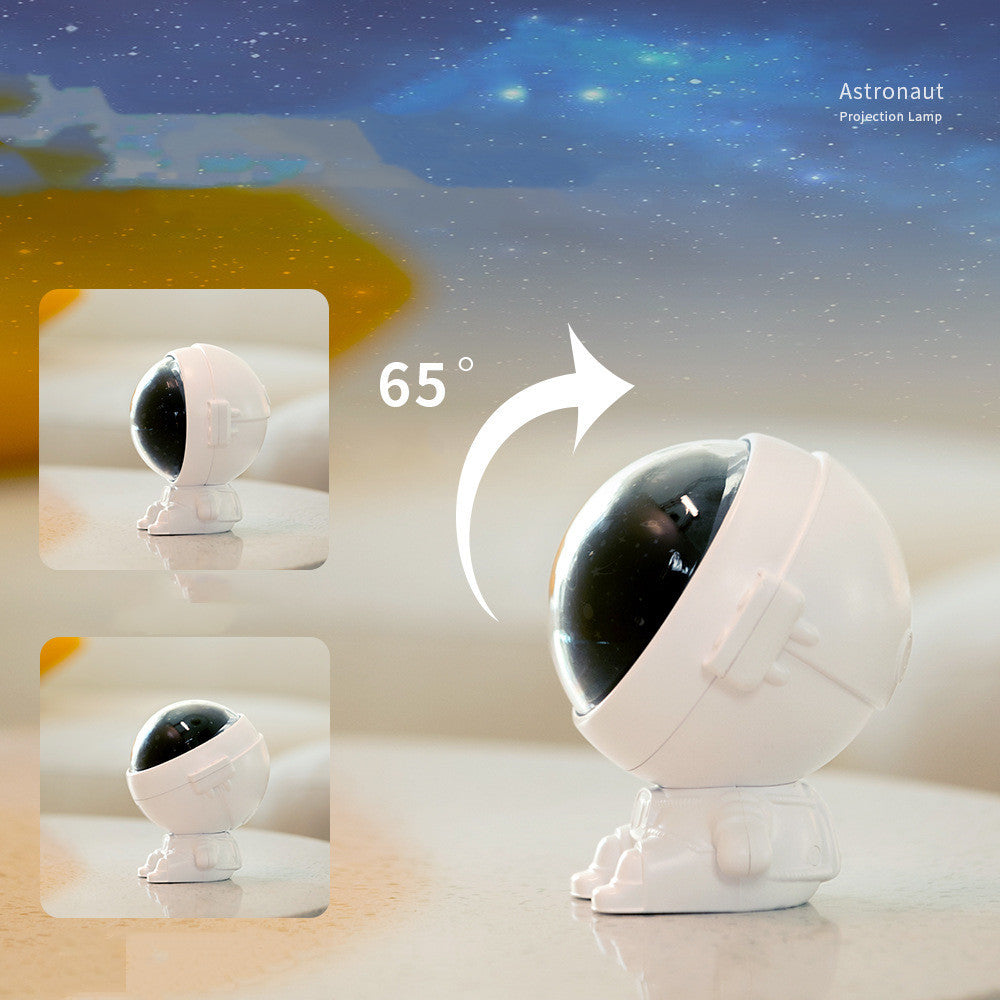 Galaxy Star Projector Starry Sky Night Light Astronaut Lamp Room Decor Gift Child Kids Baby Christmas Spaceman Projection