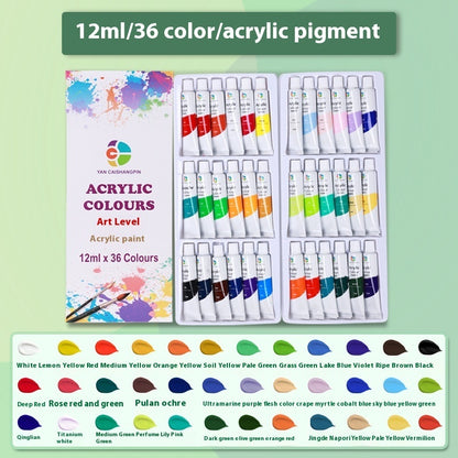 Propylene Paint Set 12ml Waterproof Beginner Children's Painting 12182436 Color Oil Painting