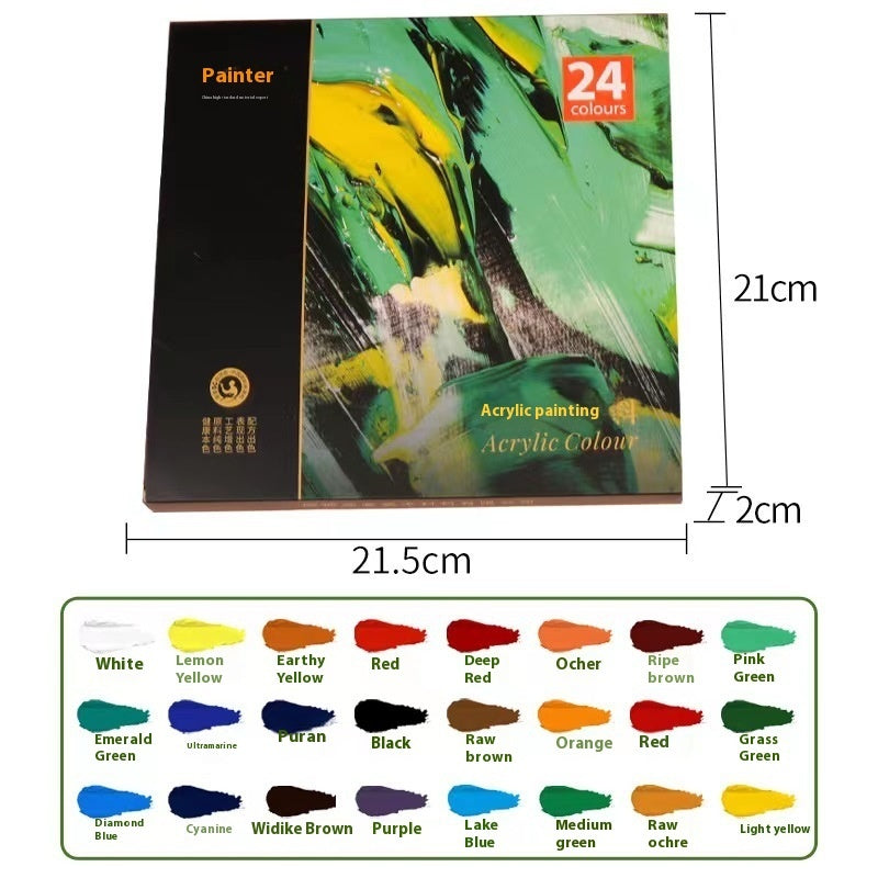 Propylene Paint Set 12ml Waterproof Beginner Children's Painting 12182436 Color Oil Painting