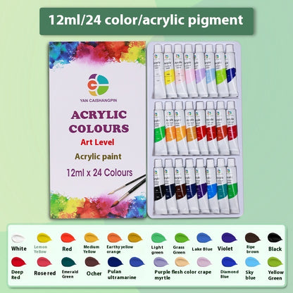 Propylene Paint Set 12ml Waterproof Beginner Children's Painting 12182436 Color Oil Painting