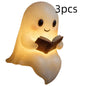 Cute LED Ghost Night Light Children's Nightlight Gift Bedside Sleep Lamp Halloween Decorations Lovely Ghost Lamp Warm Light